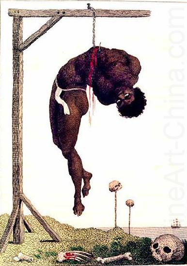 William Blake A Negro Hung Alive china oil painting image